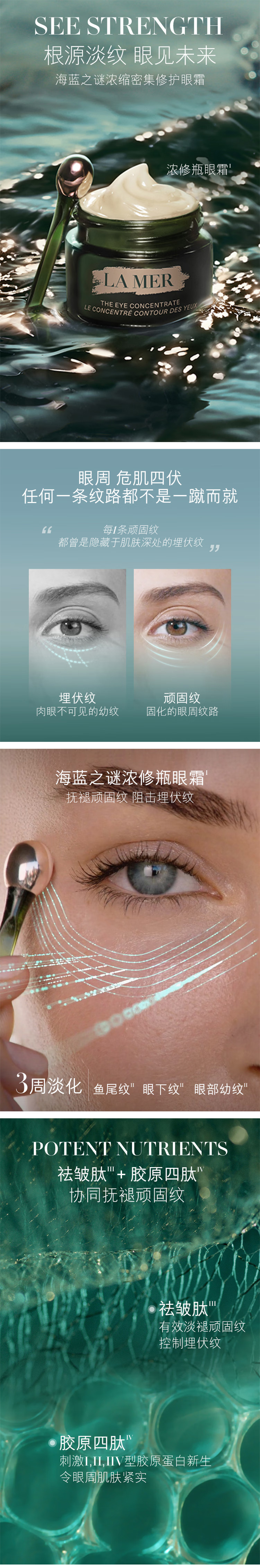 【海蓝之谜眼部精华】海蓝之谜（LA-MER）浓缩密集修护眼霜15ml淡纹护肤品套装化妆品礼盒生日礼物_01.jpg